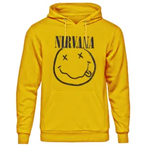 Nirvana Smiley Yellow Hoodie