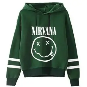 Nirvana Smile Green Hoodie