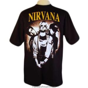 Nirvana Band Shirt Black